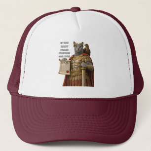 Casquette Chat César Bleu Russe