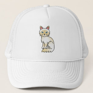 Casquette Chat de dessin animé Cream Point Tabby Birman / Ra