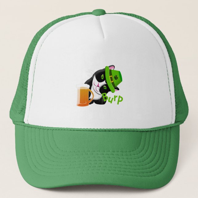 Casquette Chat de la Saint Patrick (Devant)
