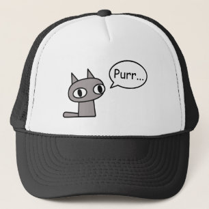 Casquette Chat de ronronnement