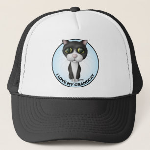 Casquette Chat de smoking - amour d'I mon Grandcat