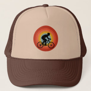 CASQUETTE CHAT DE TRUCKER VINTAGE DE COUCHER À CYCLISME