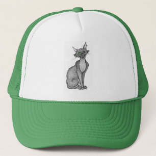 Casquette Chat Déplaisant écoeuré