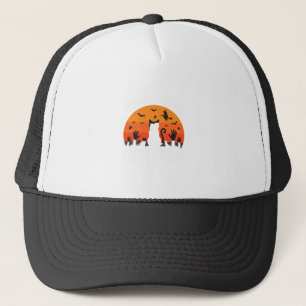 Casquette Chat d'Halloween veut des cerveaux tout de suite D