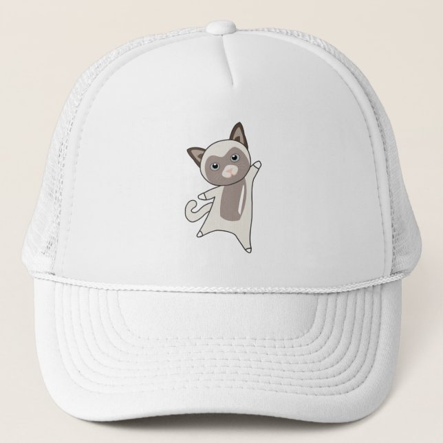 Casquette Chat Kitty Fourrure Nez mignon Animaux Enfants (Devant)