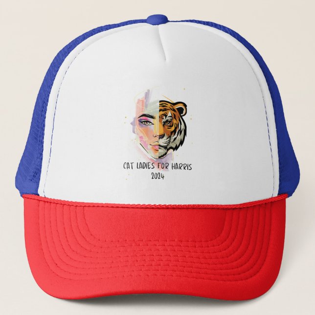 Casquette Chat Ladies for Harris 2024 (Devant)