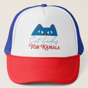 Casquette Chat Ladies for Kamala drôle 2024