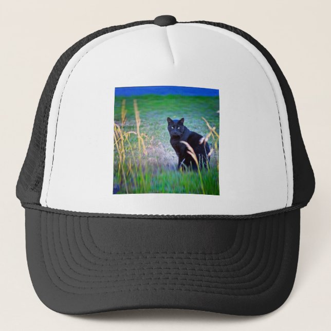 Casquette Chat noir (Devant)