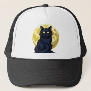 Casquette Chat noir en colère