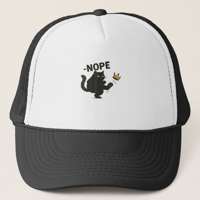 Casquette Chat Pas De Rois En Amérique  (Devant)