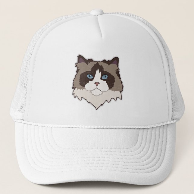 Casquette Chat Ragdoll (Devant)