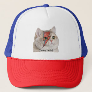 Casquette Chat Respirant Fort Meme Rockeur Métal Lourde