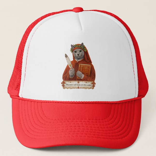 Casquette Chat Russe Bleu Dante Alighieri (Devant)