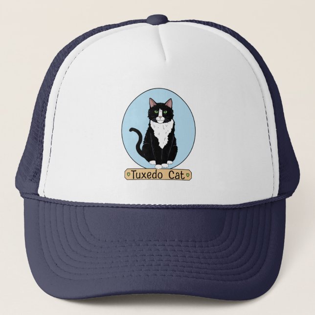 Casquette Chat Smoking (Devant)