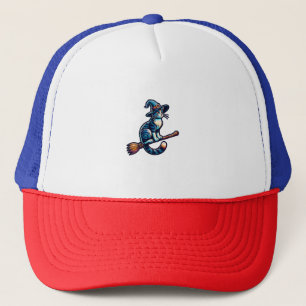 Casquette Chat Sorcier Halloween Sorcière Mystique Amoureux