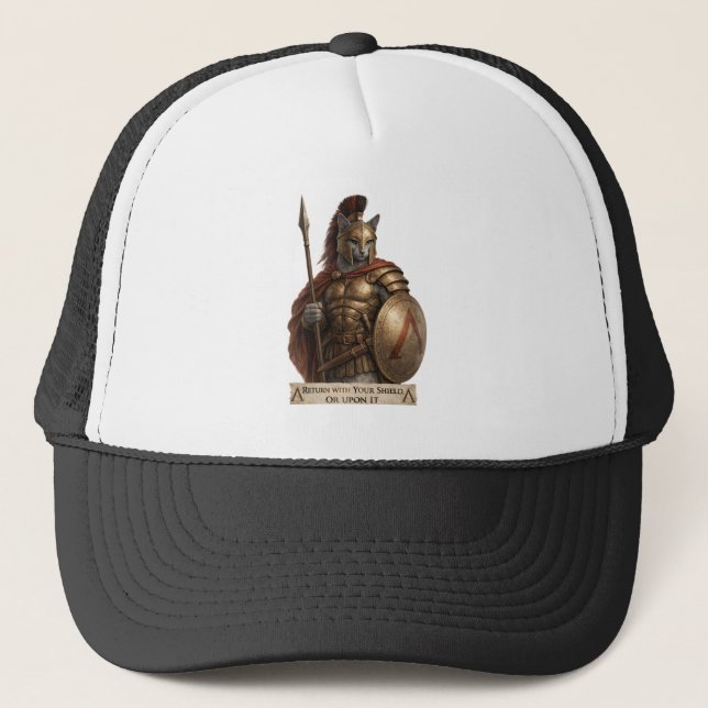 Casquette Chat Spartan Blue Russe (Devant)