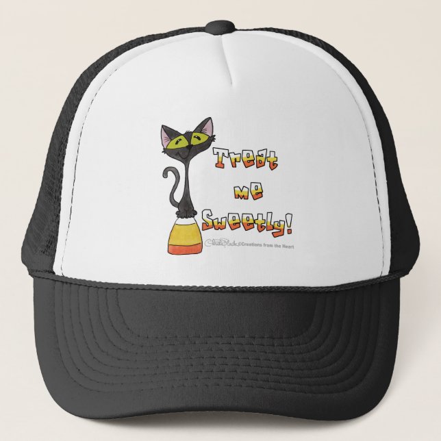 Casquette Chat sur Candy Corn-Treat Me Sweetty (Devant)