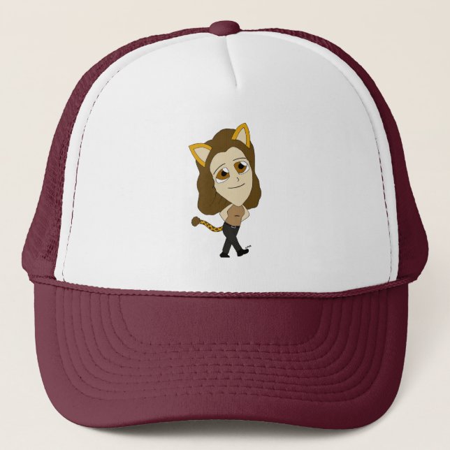 Casquette chatgirl chibi (Devant)