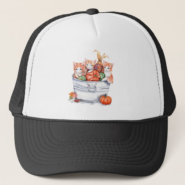 Casquette Chatons de récolte (Devant)
