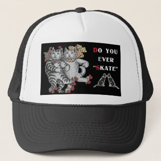 Casquette Chats de Rollerskating