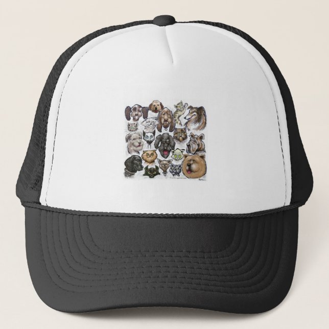 Casquette Chats et chiens (Devant)