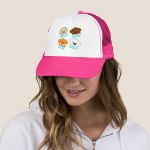 Casquette Chats et chiens en pluie -