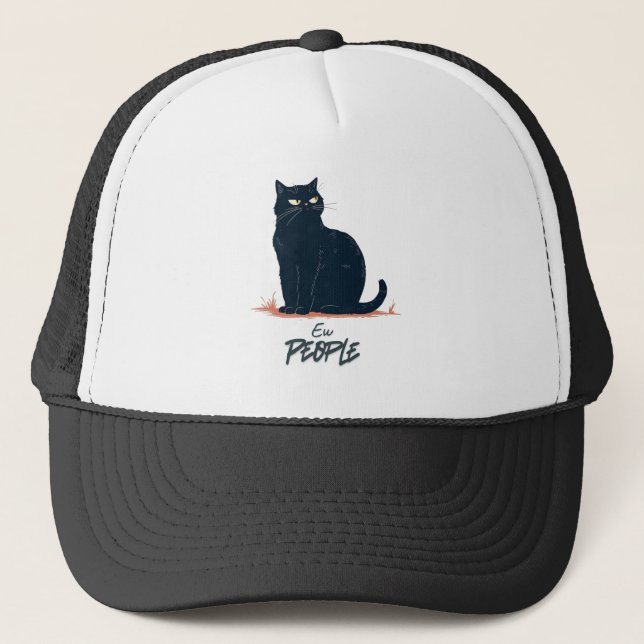 Casquette Chats Introvertis Drôles Vintage Ew Personnes (Devant)