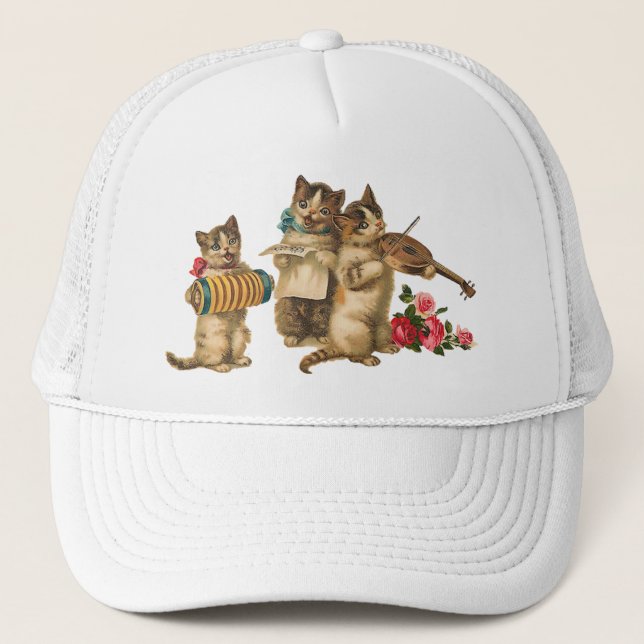 Casquette Chats musicaux (Devant)