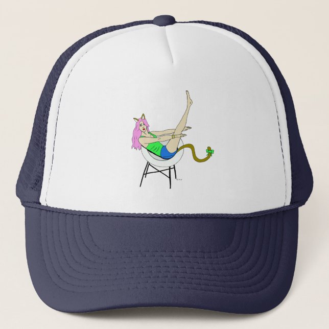 Casquette chatte fille (Devant)
