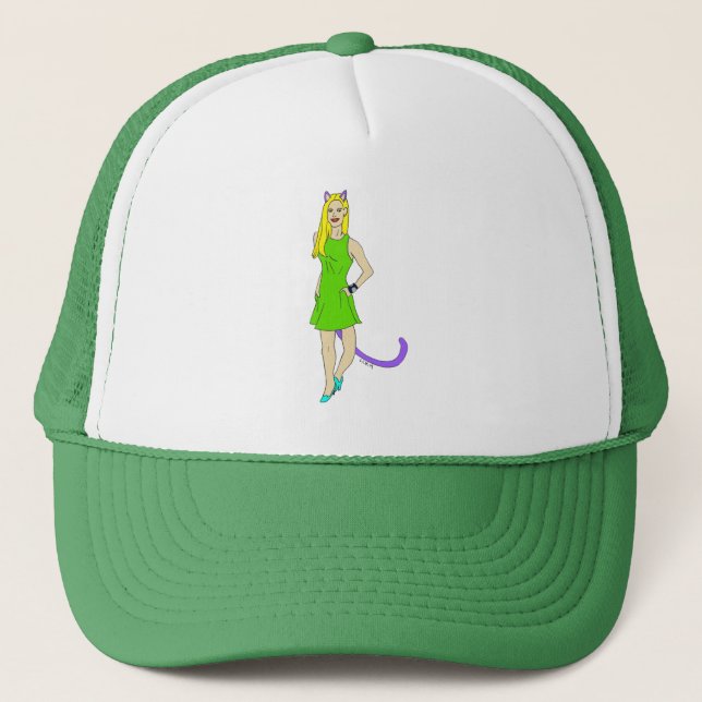 Casquette chatte fille   (Devant)