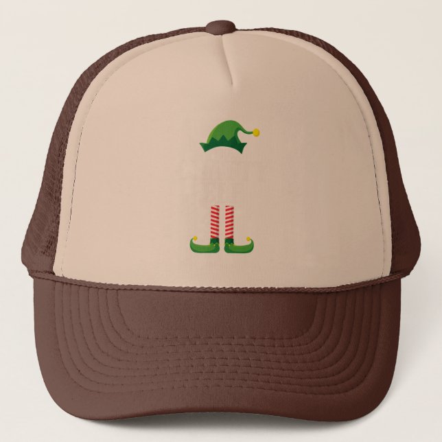 Casquette Chatty Elf Matching Family Group Noël (Devant)