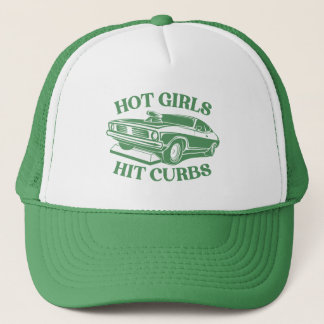 Casquette Chaudes Filles Frappe Curbs - Vert