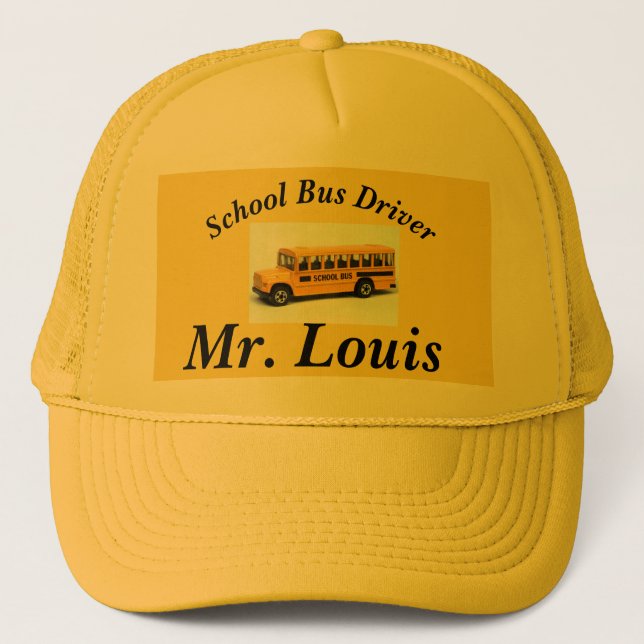 Casquette Chauffeur d'autobus scolaire (Devant)