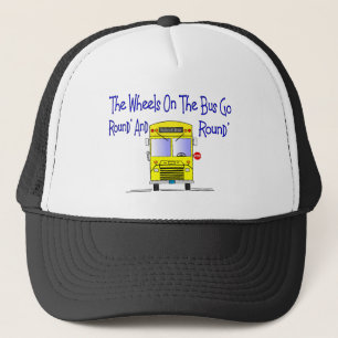 Casquette Chauffeur de bus "les roues sur l'autobus "