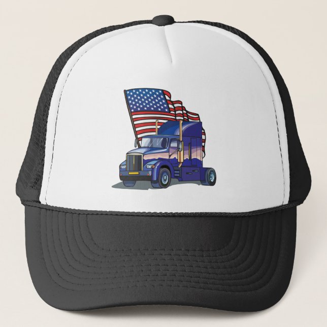 Casquette Chauffeur de camion des Etats-Unis (Devant)