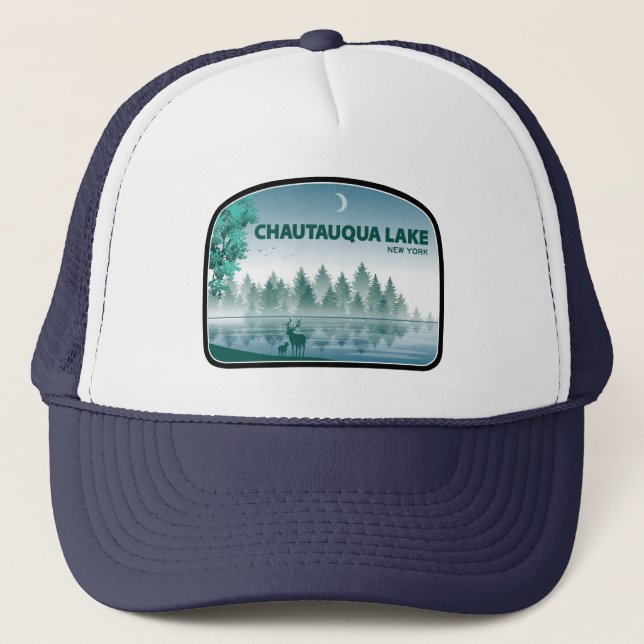 Casquette Chautauqua Lake New York Deer (Devant)