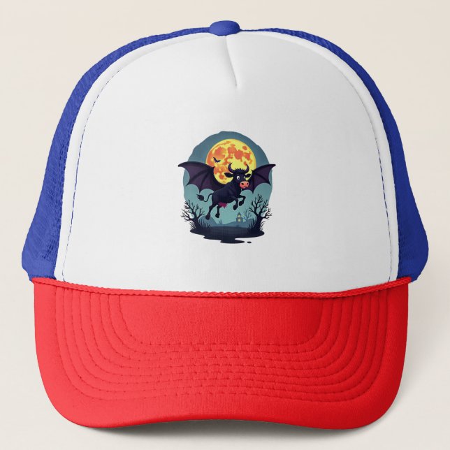 Casquette Chauve-souris à minuit (Devant)