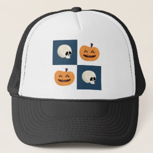 Casquette Checks de Skulls et Pumkins