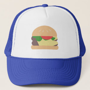 Casquette Cheeseburger Minimaliste Foodie Amusant