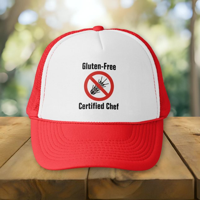 Casquette Chef certifié sans gluten (Créateur téléchargé)