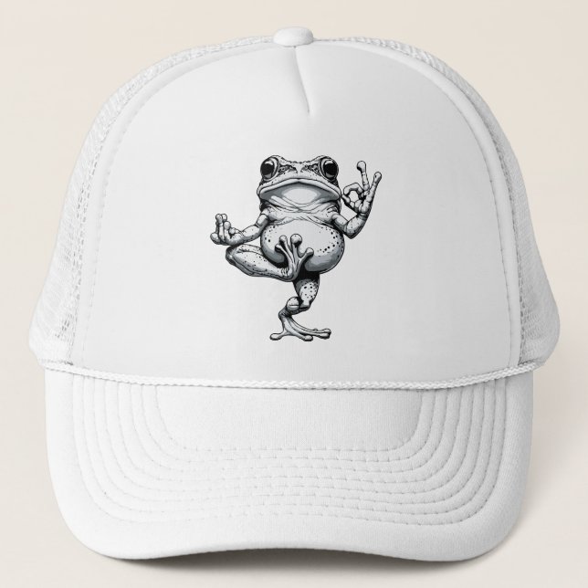 Casquette Chef-d'œuvre de Grenouille Zen (Devant)