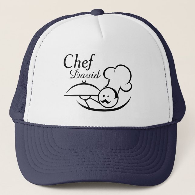 Casquette Chef illustré personnalisé (Devant)