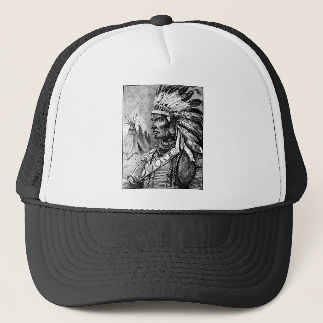 Casquette Chef indien américain (Devant)