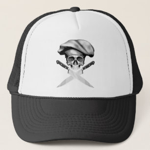 Casquette Chef Skull n Knives