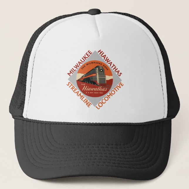 Casquette Chemin de fer Milwaukee Hiawatha (Devant)