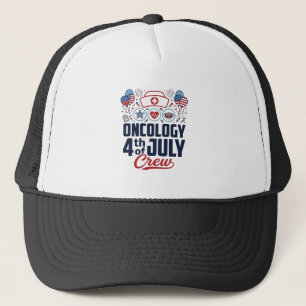 Casquette Chemio Crew Médical Patriotique T-shirt 4 juillet 
