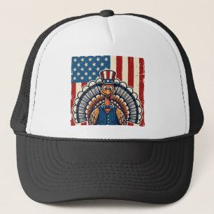 Casquette Chemise à gravure vintage avec drapeau de la Turqu