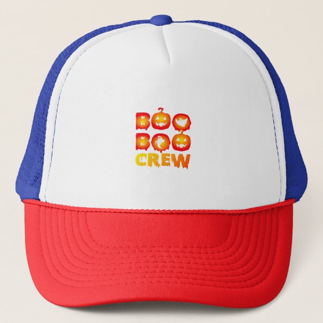 Casquette Chemise Boo Boo Crew - Drôle Fantôme Halloween Nur (Devant)