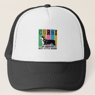 Casquette Chemise Corgi Love Gravure Vintage Silhouette de C