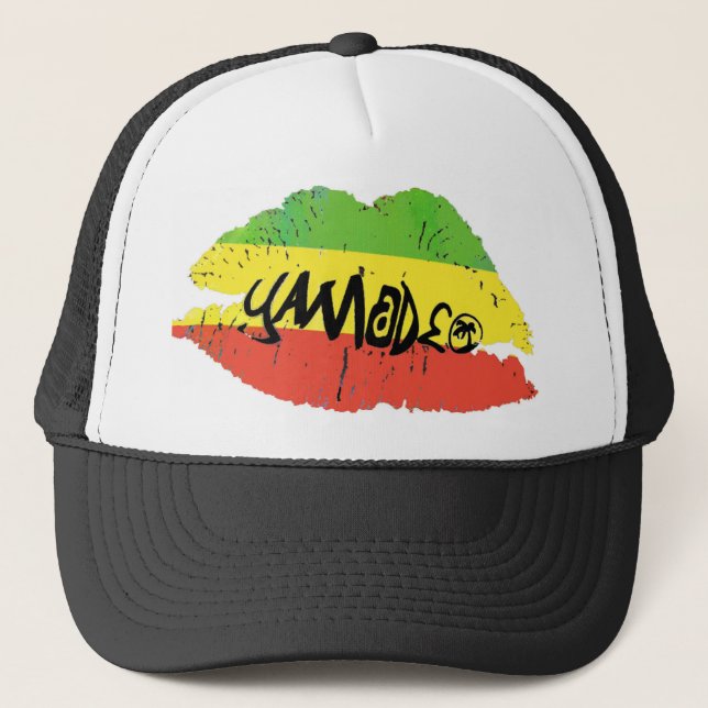 Casquette CHEMISE de blanc de baiser de Yamadeo (Devant)